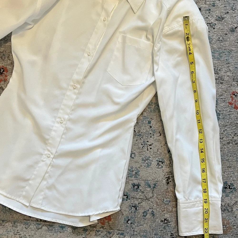 Steve Madden Nadia White Button Down Shirt - Picture 12 of 16